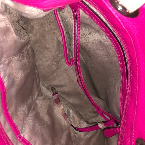 Michael Kors Pink Tote with Silver Hardware - Picture 3 of 4